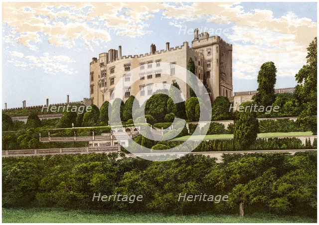 Powis Castle, Powys, Wales, home of the Earl of Powys, c1880. Artist: Unknown