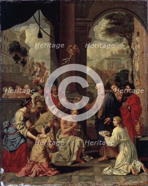 The Baptism of St. Cornelius the Centurion', 17th century. Creator: Corneille, Michel, the Elder (ca. 1601-1664).