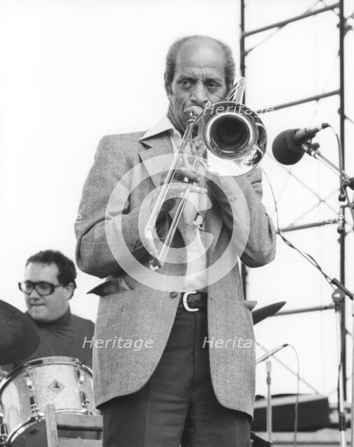 Vic Dickenson, Capital Radio Jazz Festival, Alexandra Palace, London, 1979. Creator: Brian Foskett.