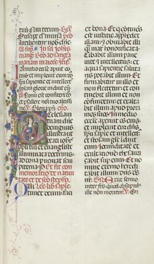 Missale: Fol. 25: Saint John with Eagle, 1469. Creator: Bartolommeo Caporali (Italian, c. 1420-1503).