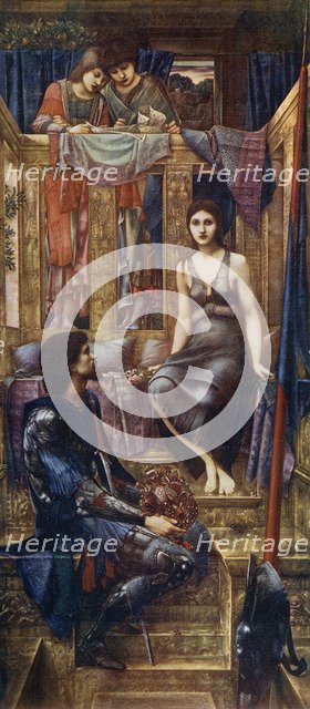 'King Cophetua and the Beggar Maid', 1884, (1912).Artist: Sir Edward Coley Burne-Jones