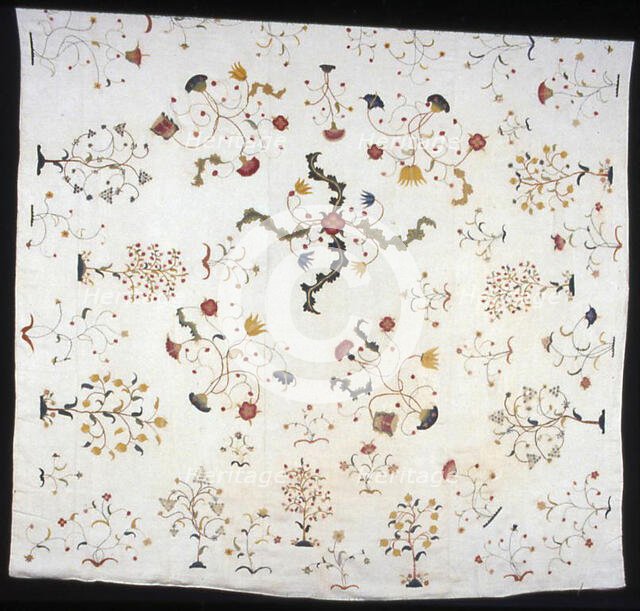 Bedcover, United States, 1750/70. Creator: Unknown.