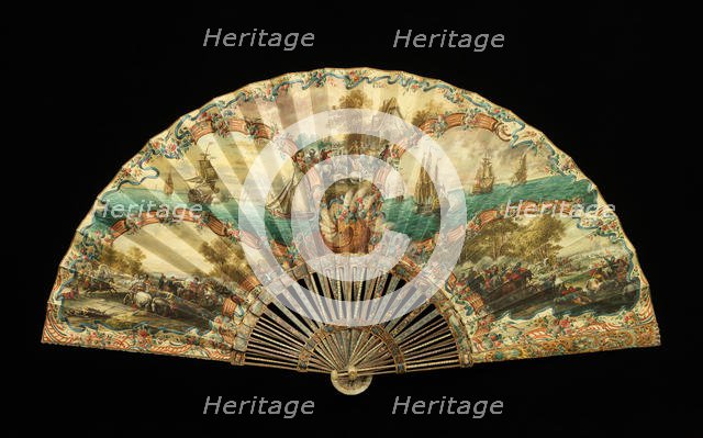 Fan, 1715-25. Creator: Unknown.