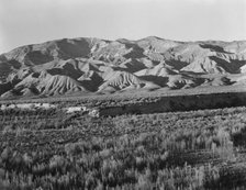 California desert mountains, San Luis Obispo County, 1937. Creator: Dorothea Lange.