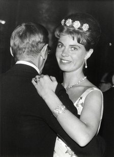 Princess Margaretha of Sweden at a ball in the Town Hall, Stockholm, 1962. Artist: Unknown