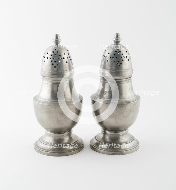 Pair of Casters, Germany, Late 18th century. Creator: Unknown.