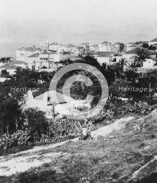 Beirut from the American College, Lebanon, c1927-c1931.  Artist: Cavanders Ltd