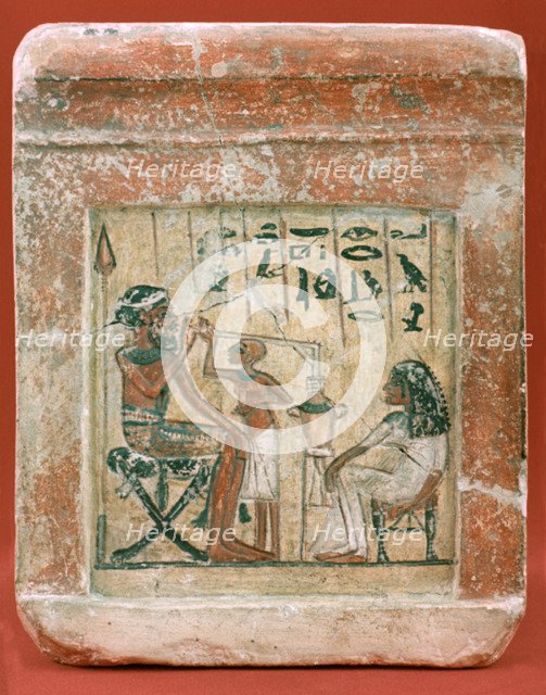 Tomb Stone of a Mercenary, 1350 BC. Artist: Unknown