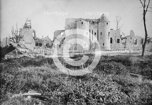 Chateau, Somme district, between c1915 and c1920. Creator: Bain News Service.