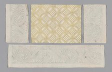 Pillow Sham (Unfinished), England, southern, late 17th/early 18th century. Creator: Unknown.
