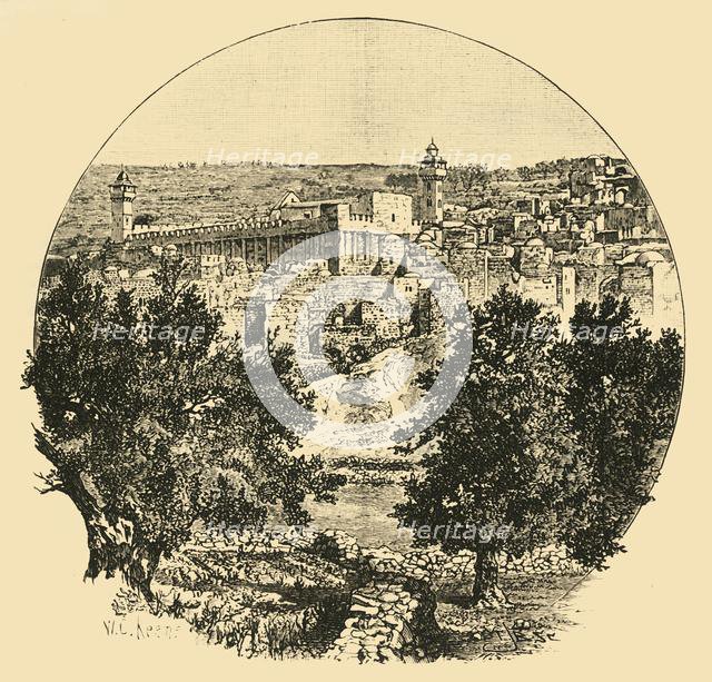 'Mosque at Hebron', 1890.   Creator: Unknown.