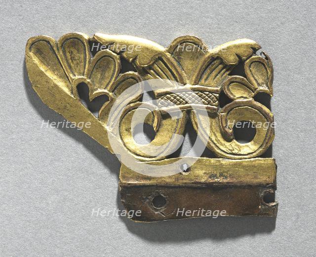 Fragment of an Ornamental Crest from a Reliquary Shrine, c. 1165-1180. Creator: Unknown.