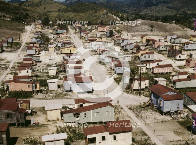 A land and utility municipal housing project, Ponce, Puerto Rico, 1941. Creator: Jack Delano.