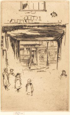 Drury Lane, c. 1880/1881. Creator: James Abbott McNeill Whistler.