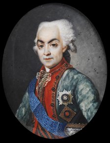 Prince Nikolai Vasilyevich Repnin (1734-1801), after 1792. Artist: Anonymous  