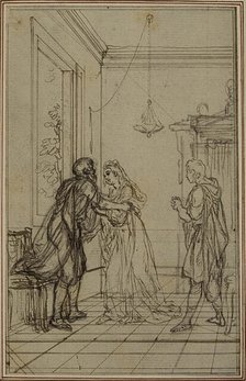Study for Lucain's "La Pharsale", Canto II, c. 1766. Creator: Hubert Francois Gravelot.
