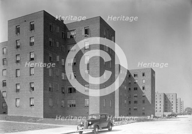 Red Hook Housing Project, Brooklyn, New York, 1939. Creator: Gottscho-Schleisner, Inc.