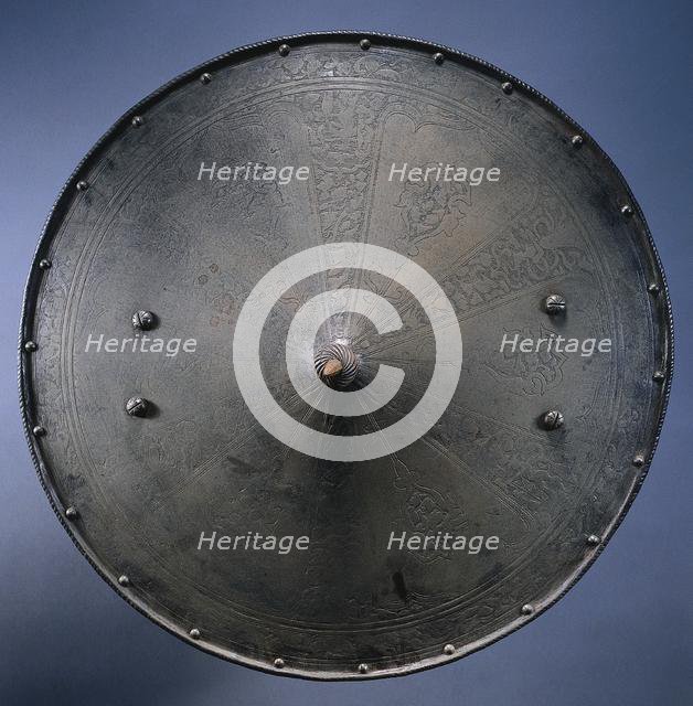 Round Shield (Rondache), c. 1550-1600. Creator: Unknown.