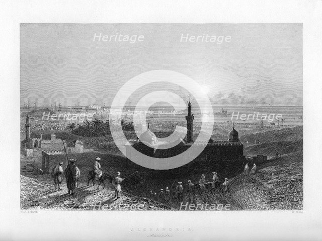 Alexandria, Egypt, 1841.Artist: Roger Young