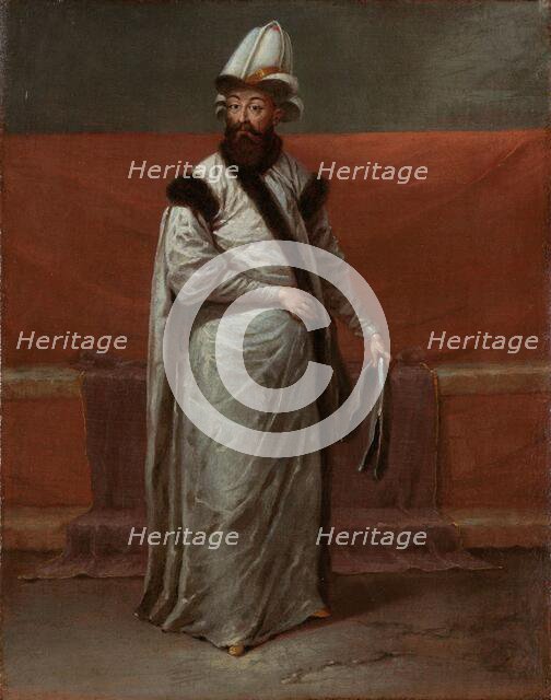 Grand Vizier Nevsehirli Damat Ibrahim Pasha, c.1727-c.1730. Creator: Jean Baptiste Vanmour.
