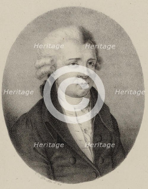 Portrait of the Composer Antonio Tozzi (1736-1812) , c. 1815. Creator: Winter, Heinrich Eduard von (1788-1825).