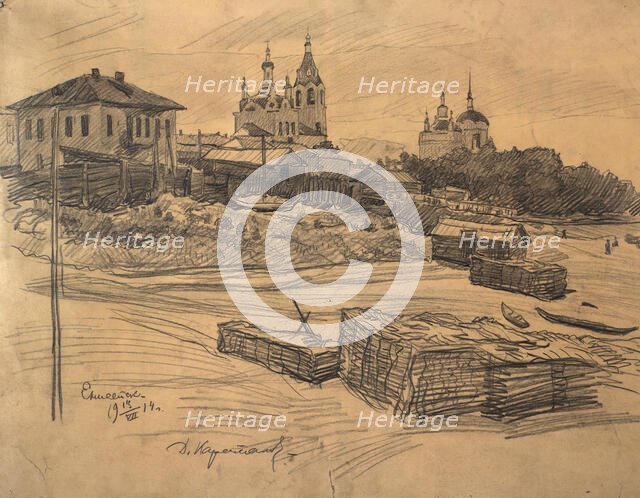 Yeniseisk, 1914. Creator: Dmitrii Innokent'evich Karatanov.