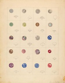 Buttons, c. 1937. Creator: Gertrude Lemberg.