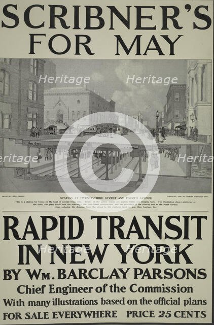 Scribner's for May, c1899 - 1906. Creator: Jules Guerin.