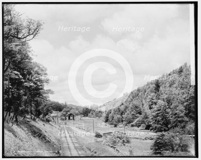 North above Gasset's i.e. Gassetts, Vt., between 1900 and 1906. Creator: Unknown.