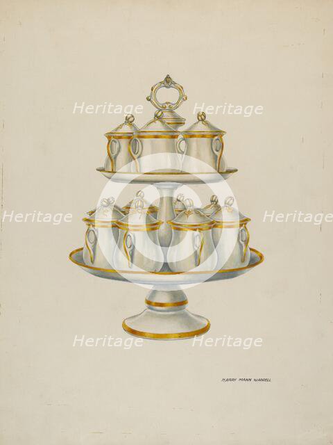 Lazy Susan, c. 1940. Creator: Harry Mann Waddell.