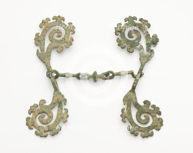 Harness fitting (fragment), Han dynasty, 206 BCE-220 CE. Creator: Unknown.