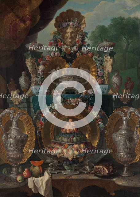 Still Life with Silver. Creator: Alexandre François Desportes.