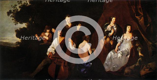 'The Concert', c1650, (1944). Creator: Peter Lely.