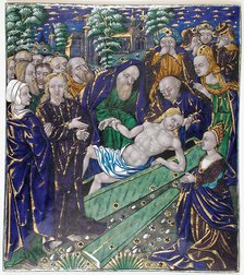 Plaque with the Raising of Lazarus, French, first half 16th century. Creator: Unknown.