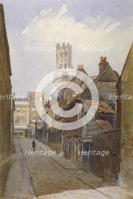 Chigwell Hill, Stepney, London, 1881. Artist: John Crowther