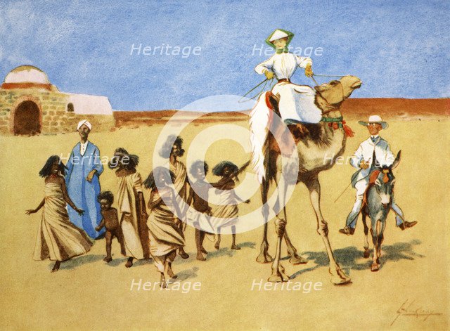 'Gollywogs of the Desert', 1908.  Artist: Lance Thackeray