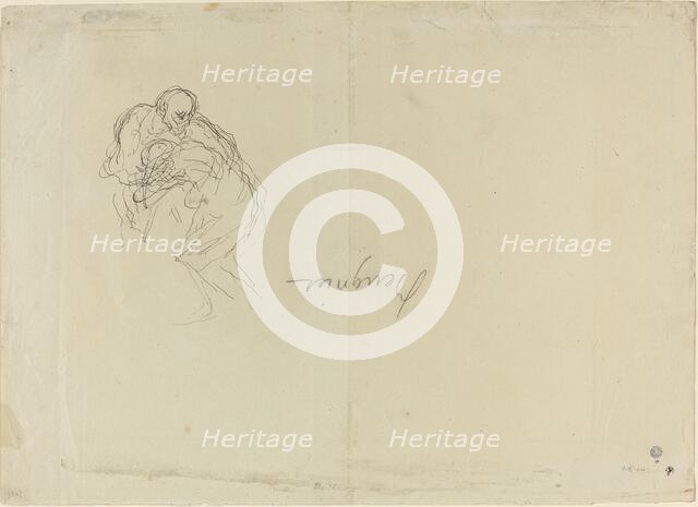 The Prodigal Son. Creator: Honore Daumier.