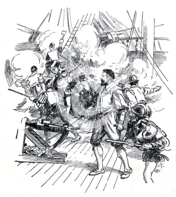 'It Was An All-Day Battle', c1929.  Creators: Howard Davie, Harry Payne.