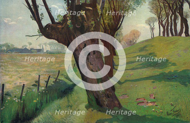 'En Pays Flamand', 1902. Artist: Leon Frederic.