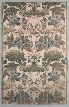 Length of Brocaded Silk, 1700s. Creator: Unknown.