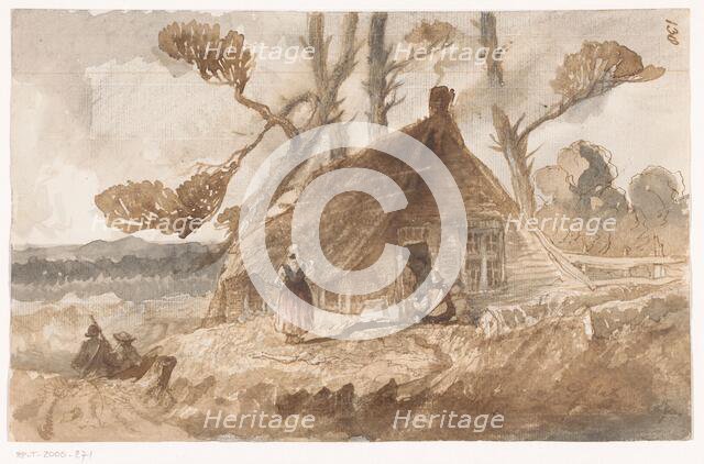 Farm on the heath, 1849. Creator: Johannes Tavenraat.