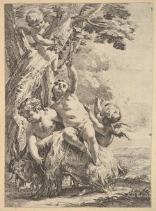 Drunken Bacchantes and Putti, 18th century. Creator: Unknown.