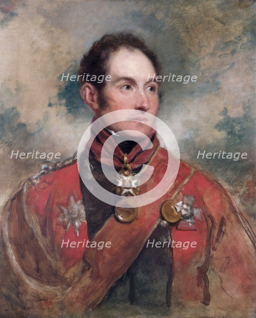 Portrait of Lieutenant-General Sir Edward Barnes, British soldier, 1818. Artist: George Dawe.