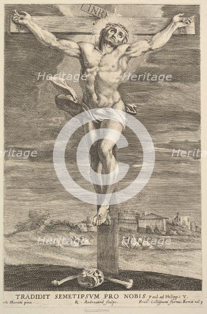 Crucifixion, 1670-90. Creator: Robert van Audenaerde.