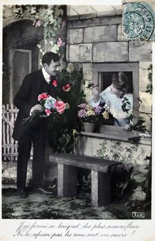 French romantic postcard, c1900. Artist: Unknown