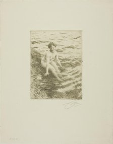 Wet, 1911. Creator: Anders Leonard Zorn.