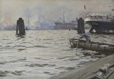 The Port of Hamburg, 1891. Creator: Anders Leonard Zorn.