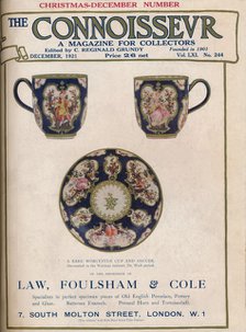 Cover of The Connoisseur, December 1921. Artist: Unknown.