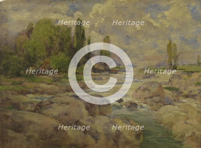 The Normal Rock Creek, 1910. Creator: William Henry Holmes.