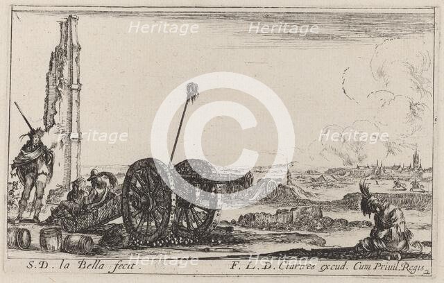 The Cannon, c. 1641. Creator: Stefano della Bella.